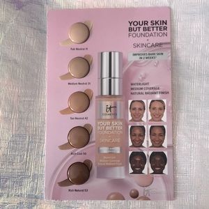 10/$5 it Cosmetics Your Skin But Better Sample